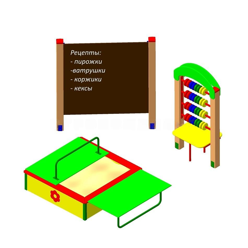 Комплект "Пекарня" с песочницей