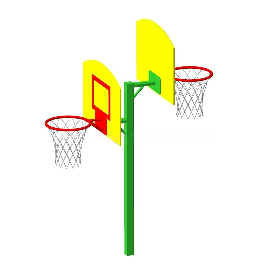 Баскетбольный щит малый двойной